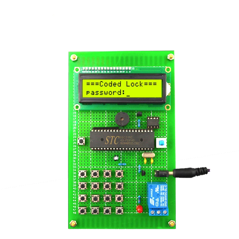 Digital combination lock circuit diagram picture