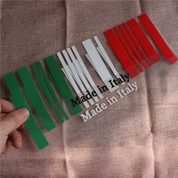 

Made in Italy Flag Bar Code Car funny Sticker PVC Decal Styling For Ferrari Abarth Lamborghini Maserati Alfa Romeo Pagani