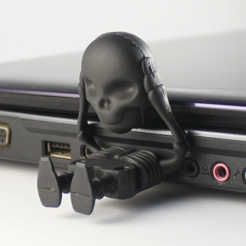 USB флеш накопитель Fun cartoon Skeleton 64 ГБ 8 16 32 4 Гб милый флешка Подарочная карта usb для