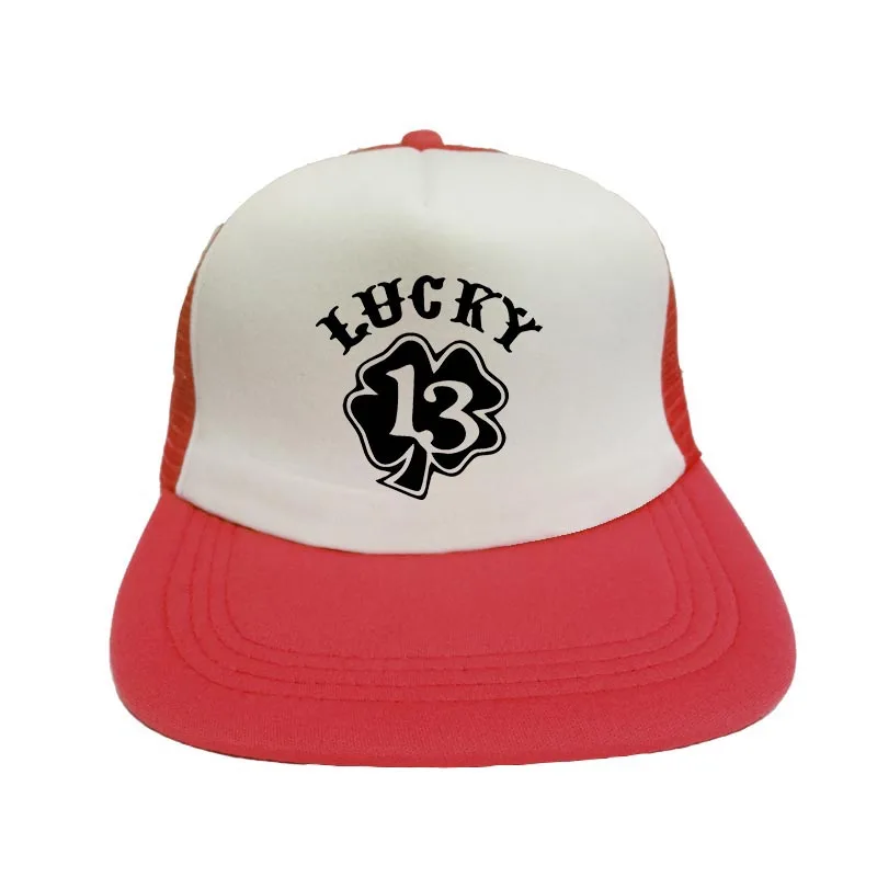 Бейсболка Lucky 13 тринадцать ярких четырехлистный клевер Снэпбэк Кепка кепка