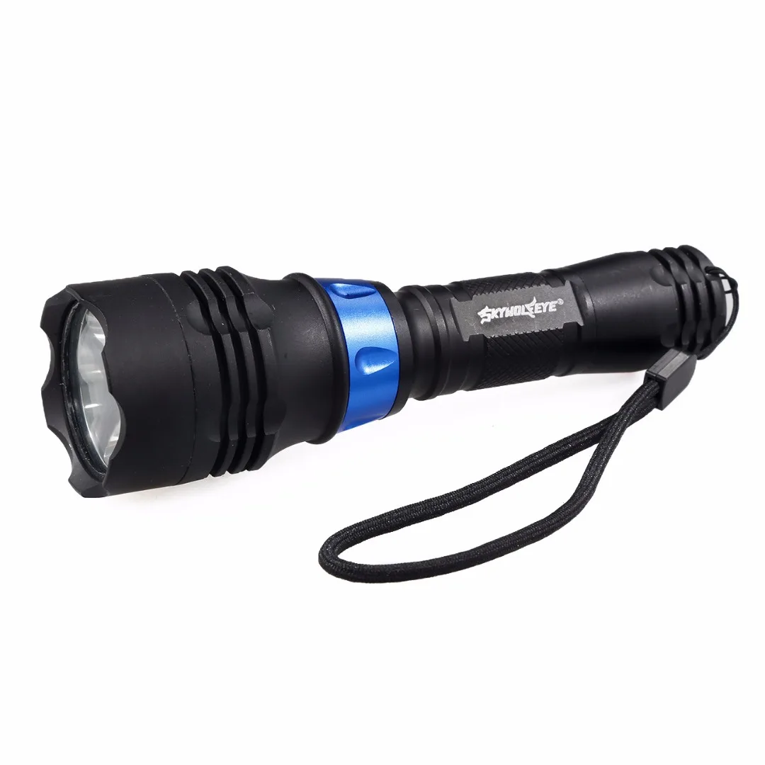2019 New Underwater XML-T6 LED Flashlight 2000 Lumens Scuba Diving Lamp Torch Light