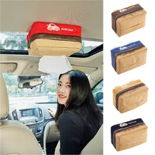 Автомобиля подвесная коробка из ткани Автомобильная панорамная крыша сиденья козырек Бумага Полотенца насосная интерьер Цвета Высокое качество Прочный практичный l0418