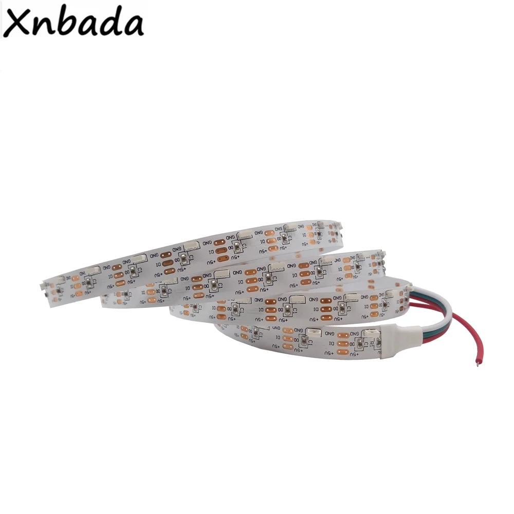 Светодиодный светильник WS2812B WS2812 4020SMD 60 пикселей/светодиодов/м индивидуально