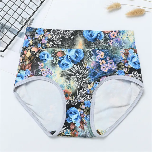 2018 Women's underwear sexy 3D printing Triangle underwear women's print mid rise briefs