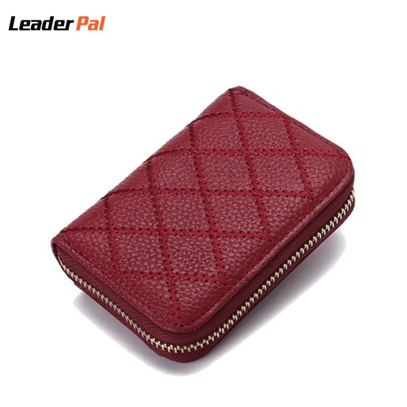 

2017 Short Style Women Wallets Genuine Leather Women Purses Card Holder Big Capacity Female ID Credit Card Case Bag Small Wallet