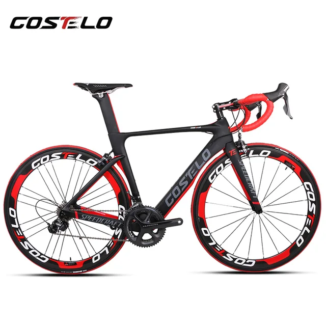 Cheap costelo speedcraft complete bike carbon road bike bici completa bike frame groupset wheel bicicleta bicycle group DI2