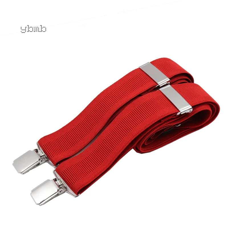 Ybmb модные рубашки подтяжки 4 клипсы X задние 3 5 см ширина регулируемая мода Garte