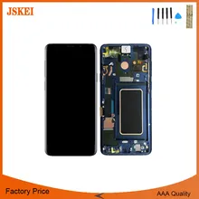 

For Samsung S9 PLUS S9+ G9650 Display LCD Screen Touch Digitizer Assembly with Frame Bezel 6.2 inch High Quality