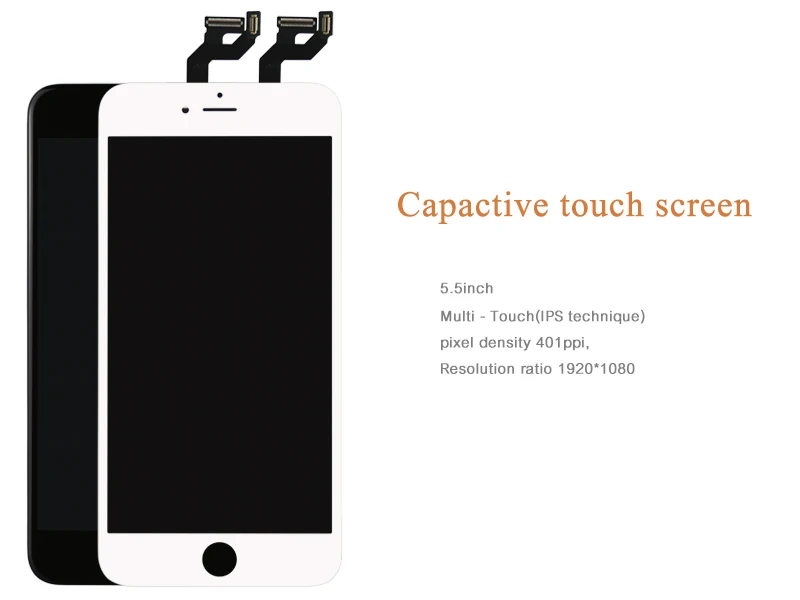 

OEM For iPhone 6S plus LCD Display Touch Screen with Digitizer Assembly Black White Color with Warranty