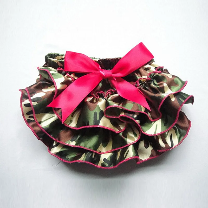 Beli Bayi Ruffle Celana Pendek Musim Panas Celana Gadis Bloomers Bunga Mengacak acak Celana Anak anak Popok dengan Busur Besar Z154 NSV775