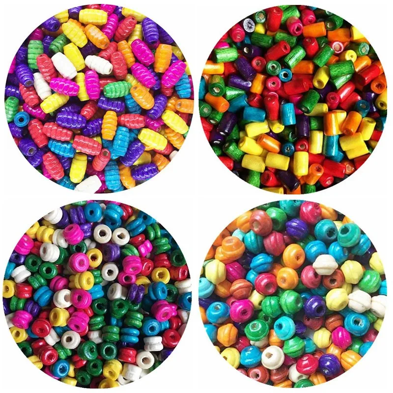 

100/50pcs Cheap Fashion Wood DIY Oval Beads Wooden Beads Loose Beads for Jewelry Making Bracelet Necklace Accessories Wholesale