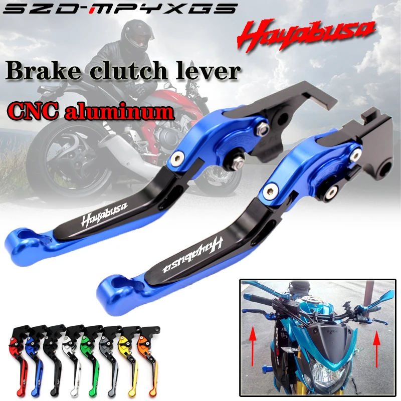 

Motorcycle new CNC brake lever clutch handle for Suzuki HAYABUSA / GSXR1300 1999 -2006 collapsible telescopic brake clutch lever