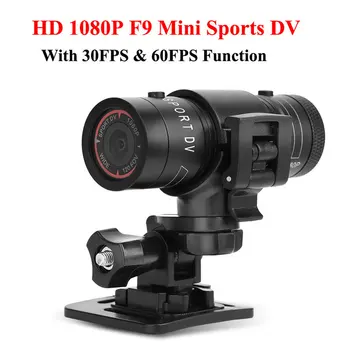 

F9 Sport Mini Camera HD 1080P Camcorder 3MP Bicycle Helmet Video Recorder DV DVR waterproof Action Camera outdoor Micro Bike Cam