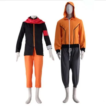 

Free shipping NARUTO Cartoon Anime Cosplay Halloween Party NARUTO THE MOVIE Uzumaki Naruto Cosplay Man Woman Costume XS-3XL