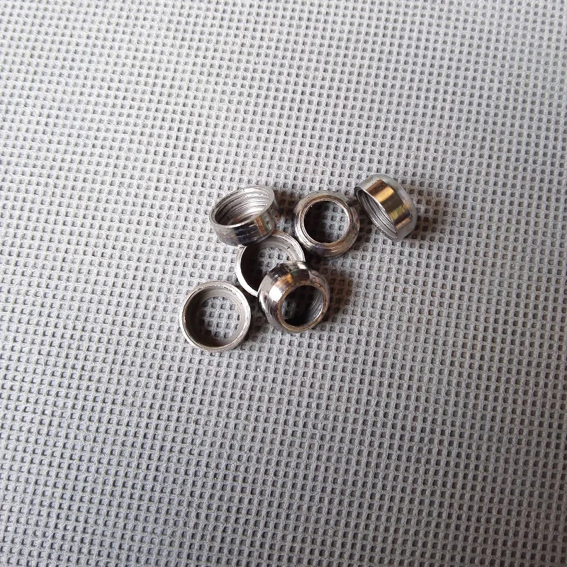 100pieces/lot 11*5mm M10 inner thread chrome plated cone shaped head