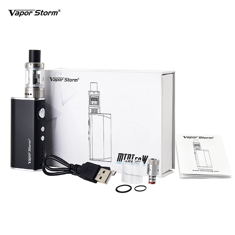 Vapor Storm MINI 50 Вт набор бокс мод для электронных сигарет Vape 2200 мАч батарея 5
