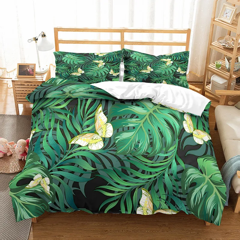 Fanaijia 3d Flower Bedding Set Queen Size Modern Design Duvet