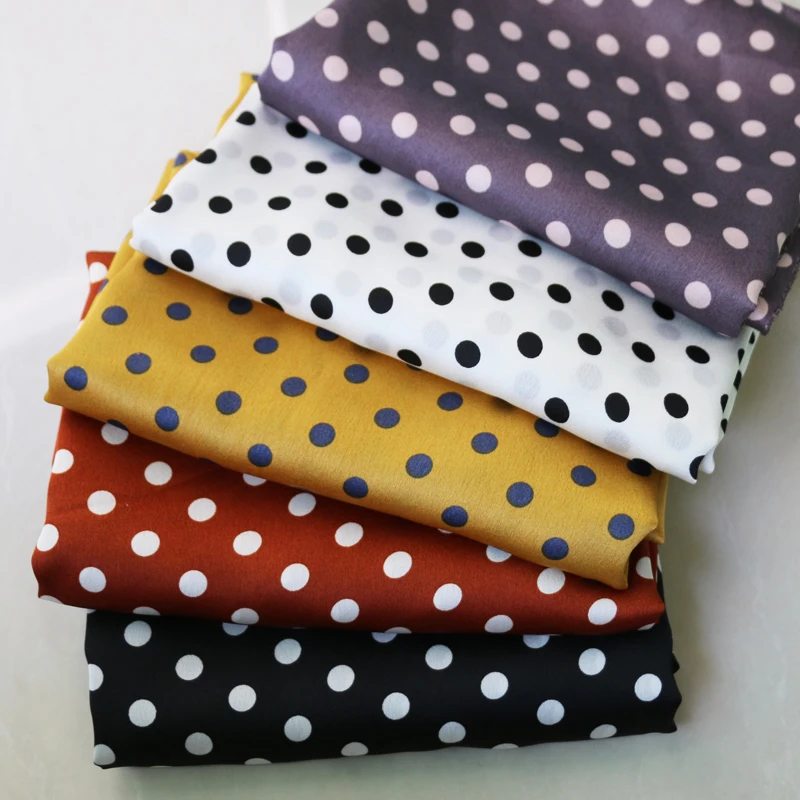 polka dot dress material