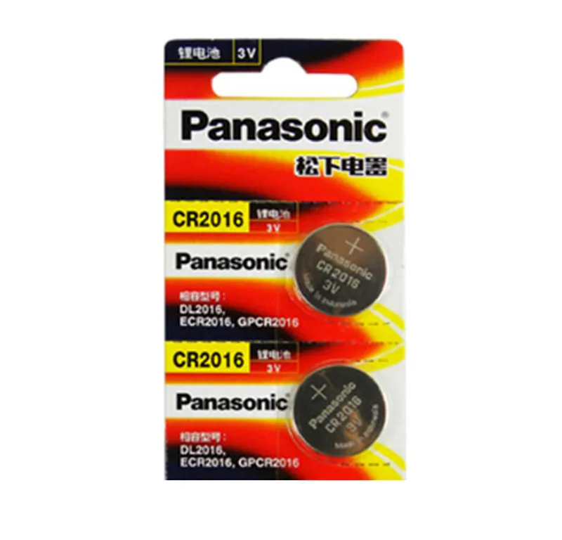 

2pcs original brand new battery for PANASONIC cr2016 3v button cell coin batteries for watch computer cr 2016