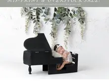 Best Offers Newborn photography props retro literary style piano full moon baby party creative handmade custom studio photography Best Offers Newborn photography props retro literary style piano full moon baby party creative handmade custom studio photography