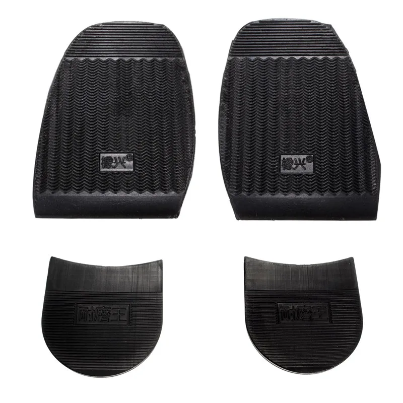 

Brand NEW A Pair 8.5x8.5cmMens Soltrack DIY Stick On Soles Heel Shoe Repair Anti-Rubber Slip Gripa Anti-Slip Black Insoles