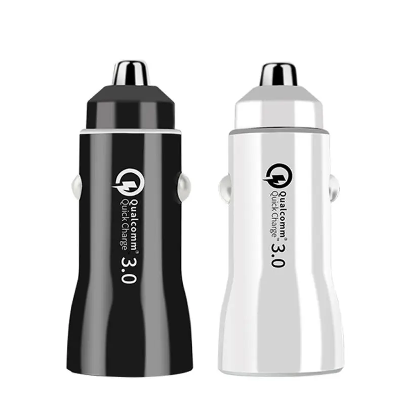 

Car Charger Quick Charge 3.0 Dual QC 3.0 USB Fast Charger for iPhone Samsung Xiaomi Cellphone Tablet GPS