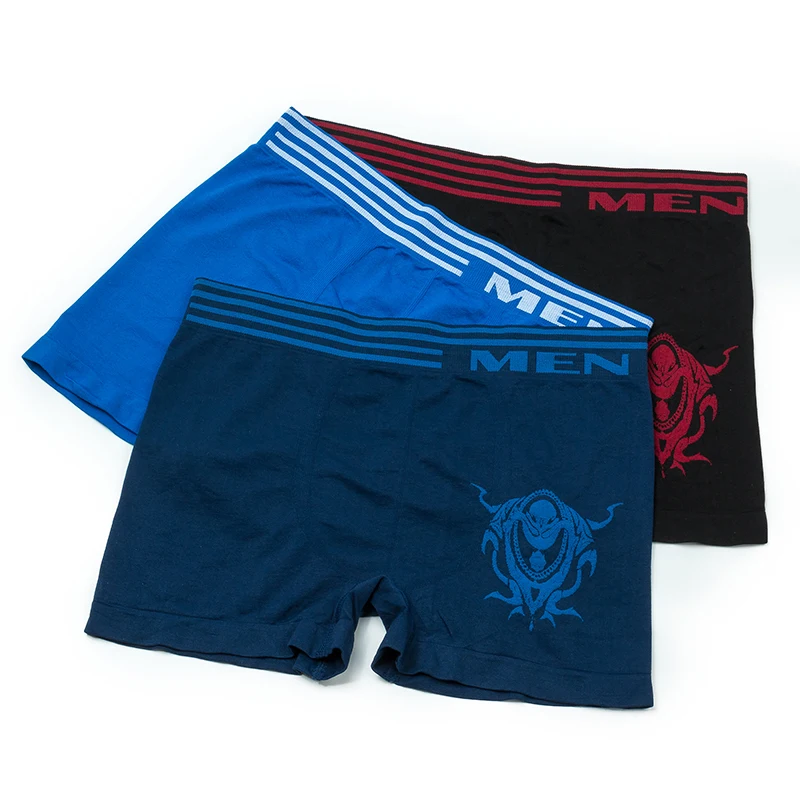 2017 Special Offer Solid Microfiber Spandex New European Men's Boxer