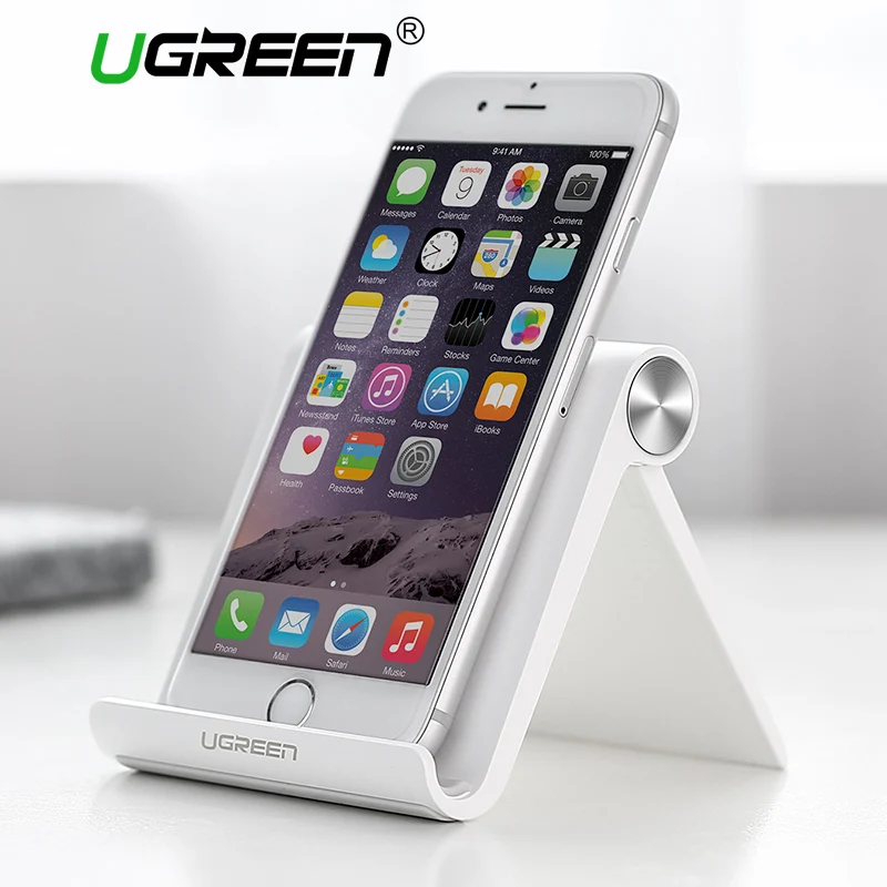 Ugreen Phone Holder Stand for iPhone 8 X 7 6 Foldable Mobile Phone Stand for Samsung Galaxy S9 S8 Tablet Stand Desk Phone Holder