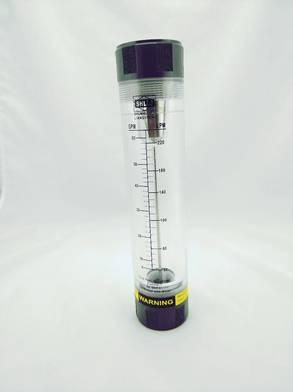 

LZM-40G acrylic and stainless steel float Pipeline water liquid tube type flow meter 1-1/2"BSP female thread fitting