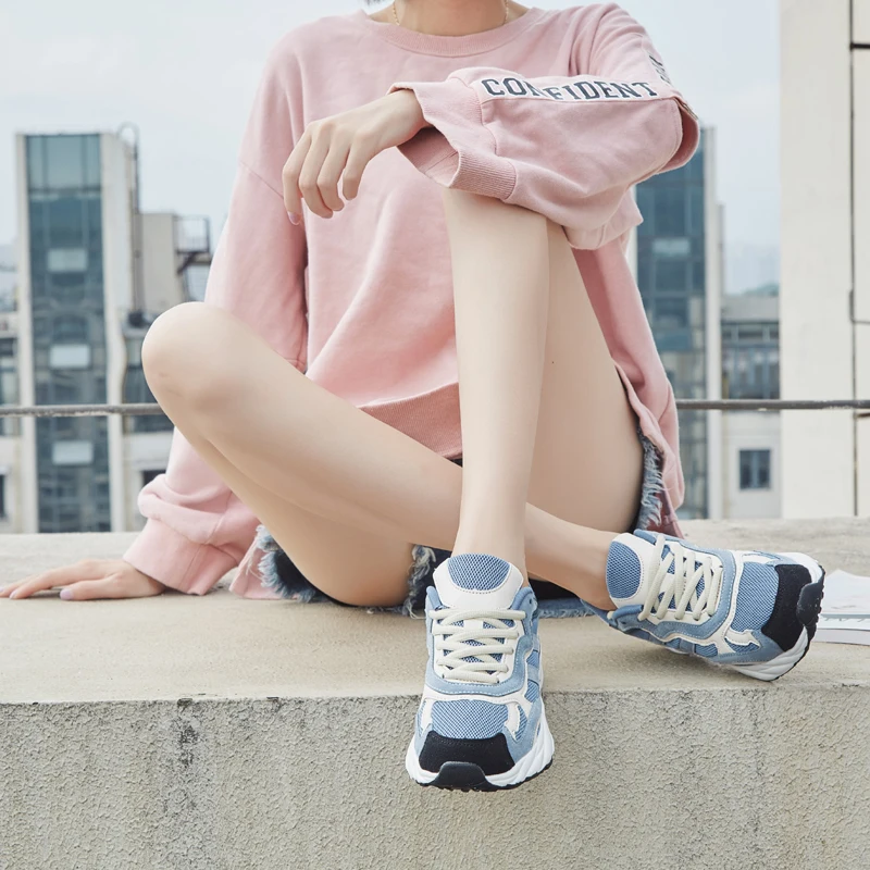 

YRRFUOT Women Sneakers Light Brand Air Mesh Woman Fashion Shoes New Spring Flats Shoes Zapatos Mujer Women Light Vogue Shoes
