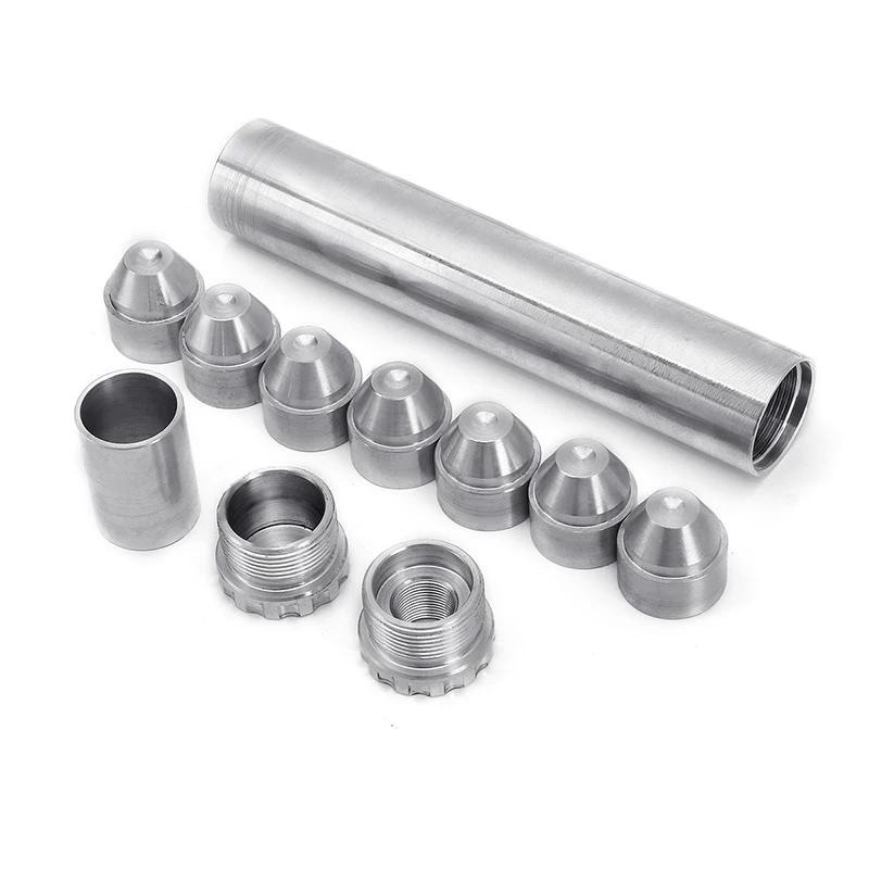 

Silver And Black For Only Car Modified Part Accessory Set Fuel Filter For 5/8 -24 1/2-28 Napa4003