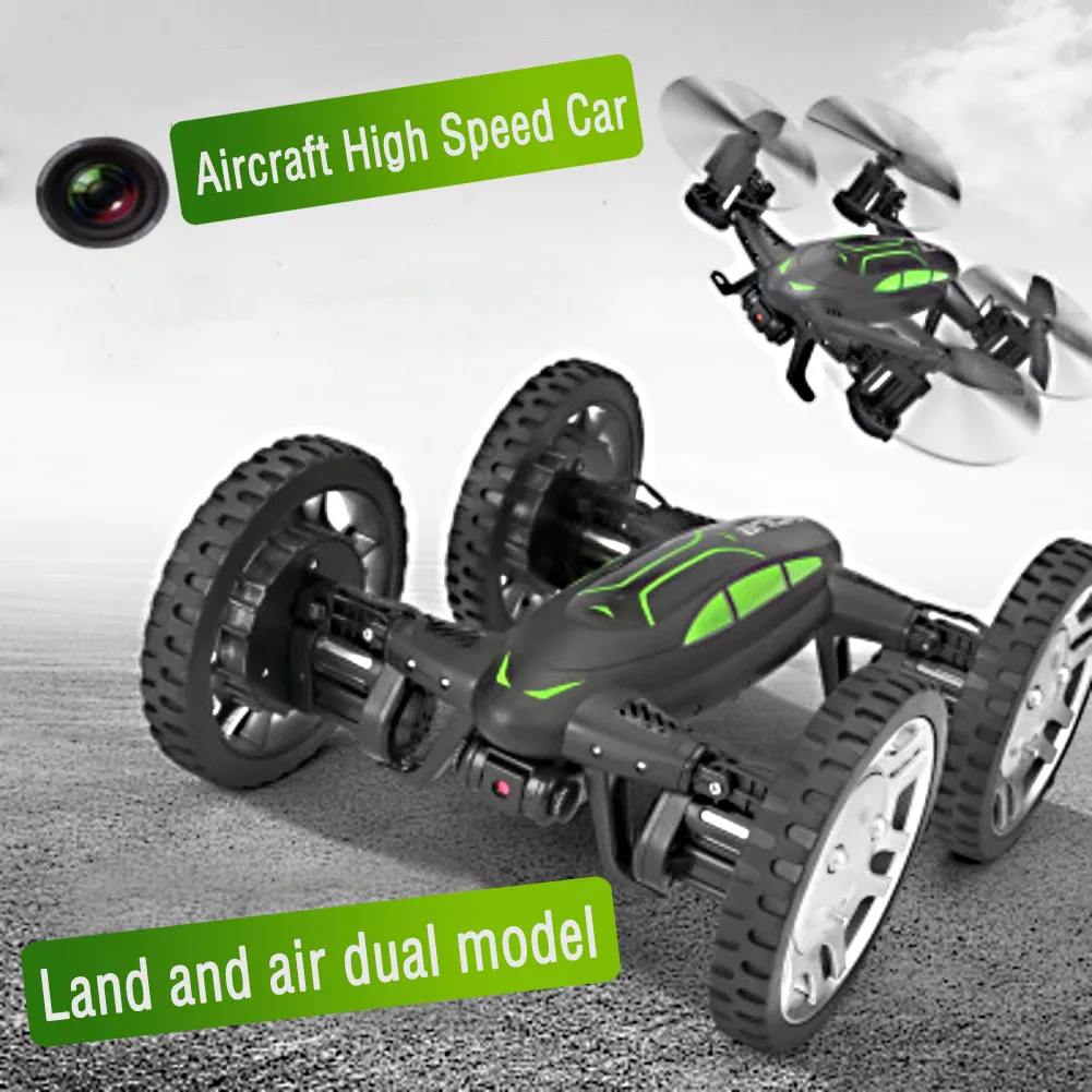 

New Design High Speed RC Car with camera Cam Off-road Flying Car 2.4G Remote Air-Land Control helicopter Air-Road Double Model