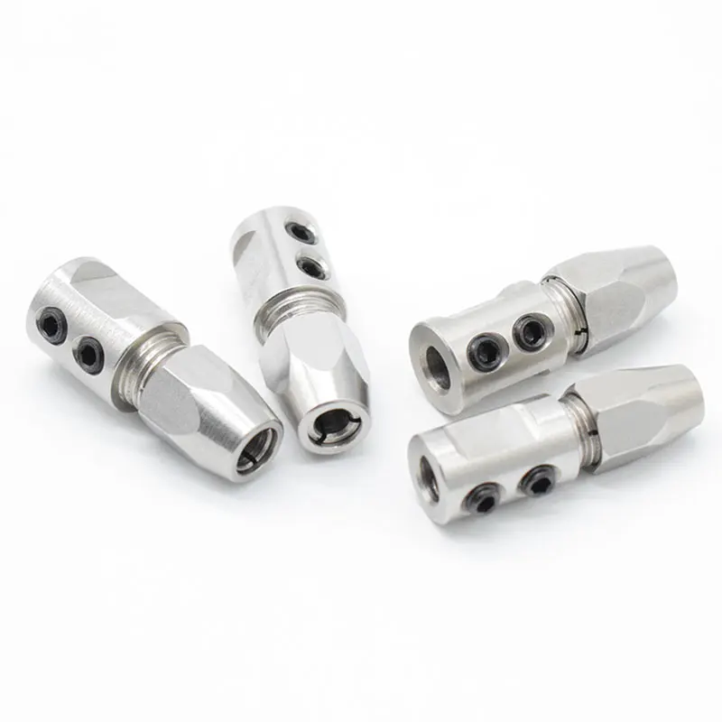 

Rc Boat Flexible Coupling Stainless Soft Shaft Lock 5x3.18/5x3.8/5x4/5x4.76mm Flex Collet Coupler For 5mm Motor Shaft