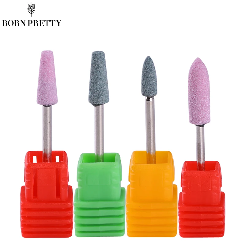 

1Pc 3/32" Ceramic Nail Drill Bit Quartz Nozzle Cutter Grinding Tapered Barrel For Electric Manicure Machine Nail Art Tool
