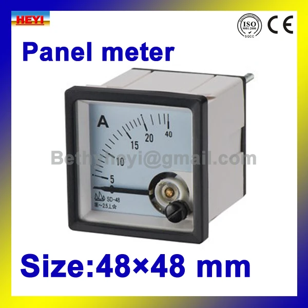 

SD-T48 series AC DC current panel meter ampere meter