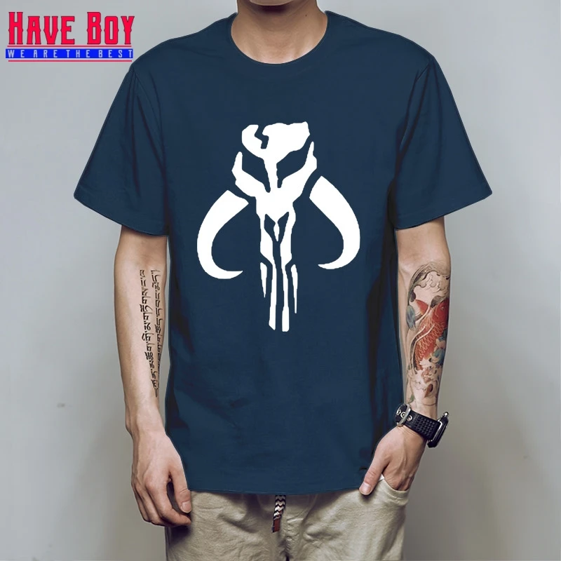 boba fett skull t shirt