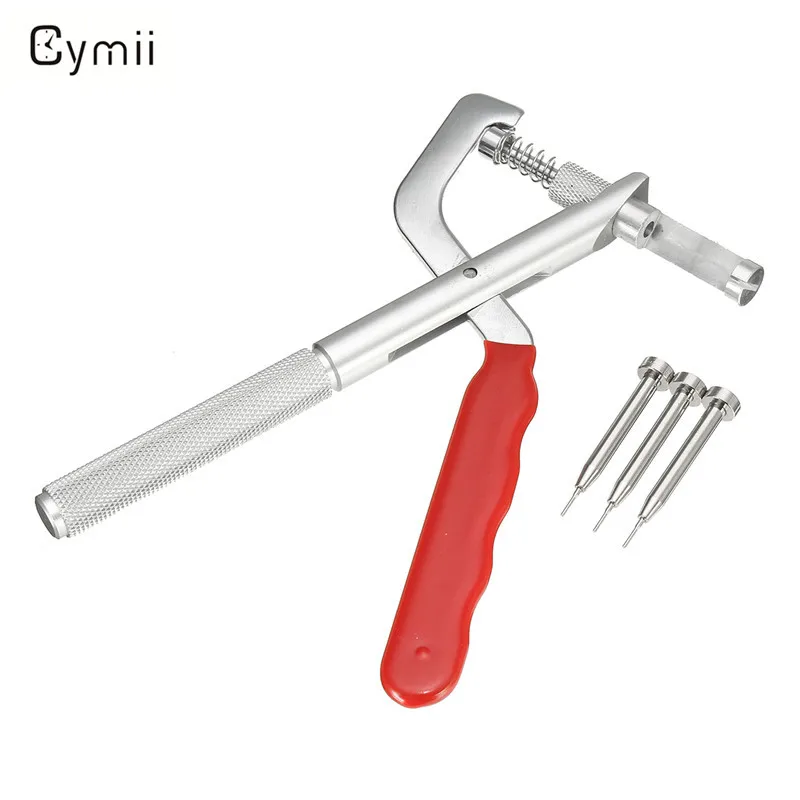 

Cymii Professional Watch Strap Link Adjuster Remover Pliers Tool With 3 Spare Pins Repair Kits Tools For Watch
