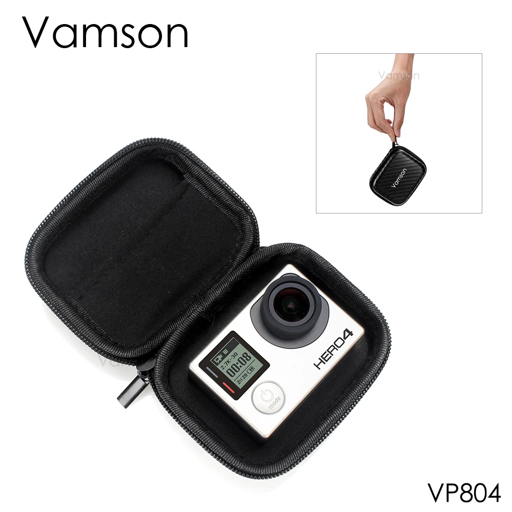 Аксессуары Vamson для Go Pro легкий мини защитный чехол EVA GoPro Hero 7 6 5 4 3 + Xiaomi Yi SJ4000 VP804|case