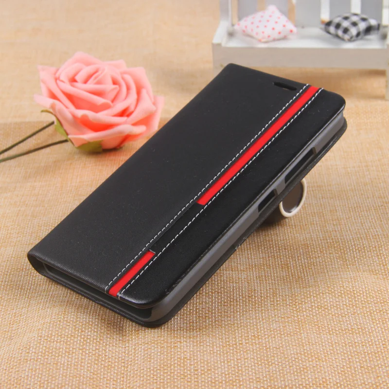 

Concise & Business Style PU Leather Wallet Case Flip Cover For Samsung Galaxy S5 Neo G903F G903W G900F With Stand And Card Slot