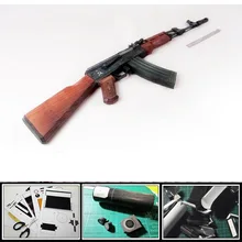 CS AK74 Штурмовая винтовка пистолет 1: 1 весы DIY ручной работы Бумажная модель корабля игрушки