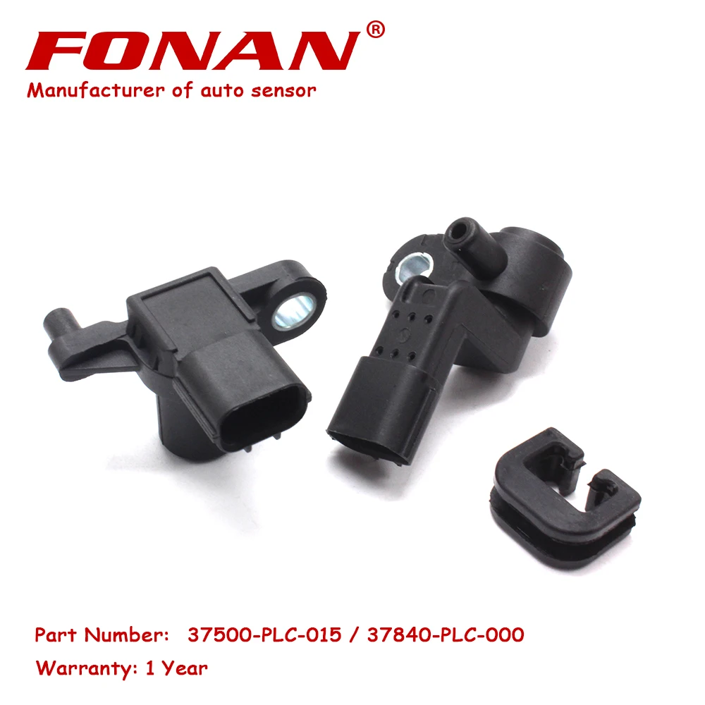 

FONAN High Quality Set of 2 Camshaft Crankshaft Position Sensor For Honda Civic 2001-2005 L4 1.7L
