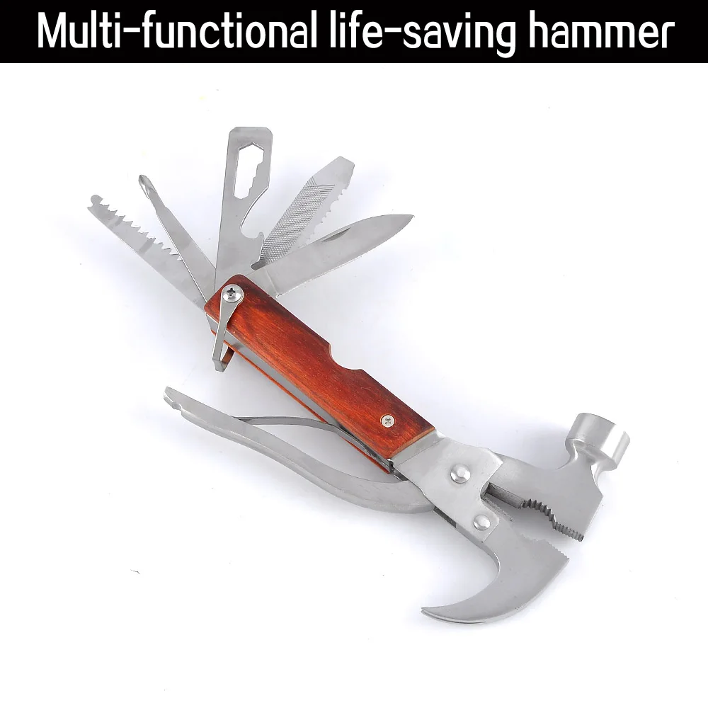 

7 in 1 Multifunctional LifeHammer Outdoor Survival Tool Set Car Window Breaker Safety Hammer Vehicle Emergency Tool