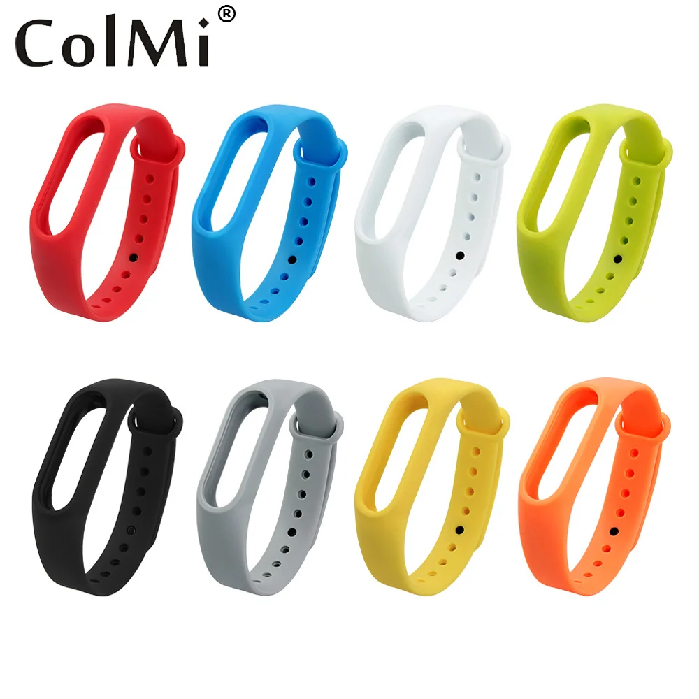 

COLMI Colorful Silicone Wrist Strap Bracelet Replacement Watchband for Original Miband 2 Xiaomi Mi band 2 Wristbands