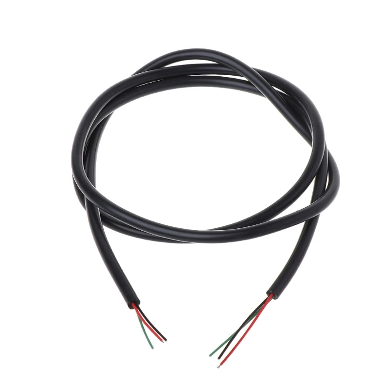 

1M Silicone Copper Cable T12 Welded Iron Station 3/5Pin High Temperature Jacket
