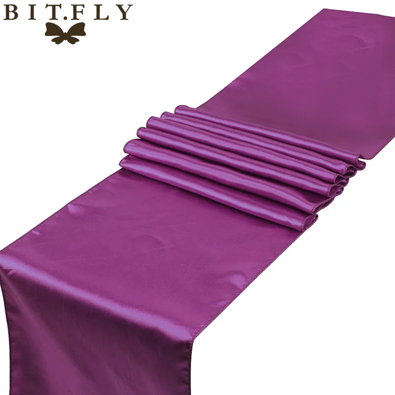 Free Shipping 10PCS Satin Table Runners 12" x 108" Wedding Party
