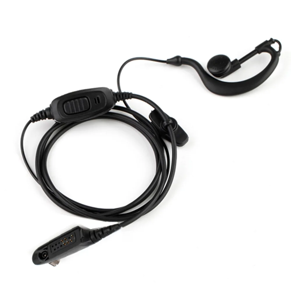 Two way Radio Headset Earpiece For Motorola Walkie Talkie Radios Gp328 Gp338 Ptx760 HT750  (1)