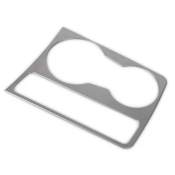 

CITALL Car Chrome Interior Stainless Steel Water Cup Holder Panel Decoration Trim for Audi A4 B8 A5 2009 - 2012 2013 2014 2015