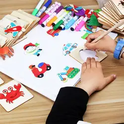 Lanlan картина трафарет Шаблоны с Акварель Pen Set более 55 трафарет творческий Рисунок Инструменты подарок для детей zk30