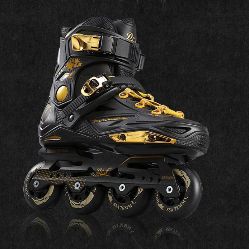 مضمنة تنفس المهنية الكبار الأسطوانة أحذية تزلج للبالغين الرجال النساء انزلاق شحن التزلج Patins