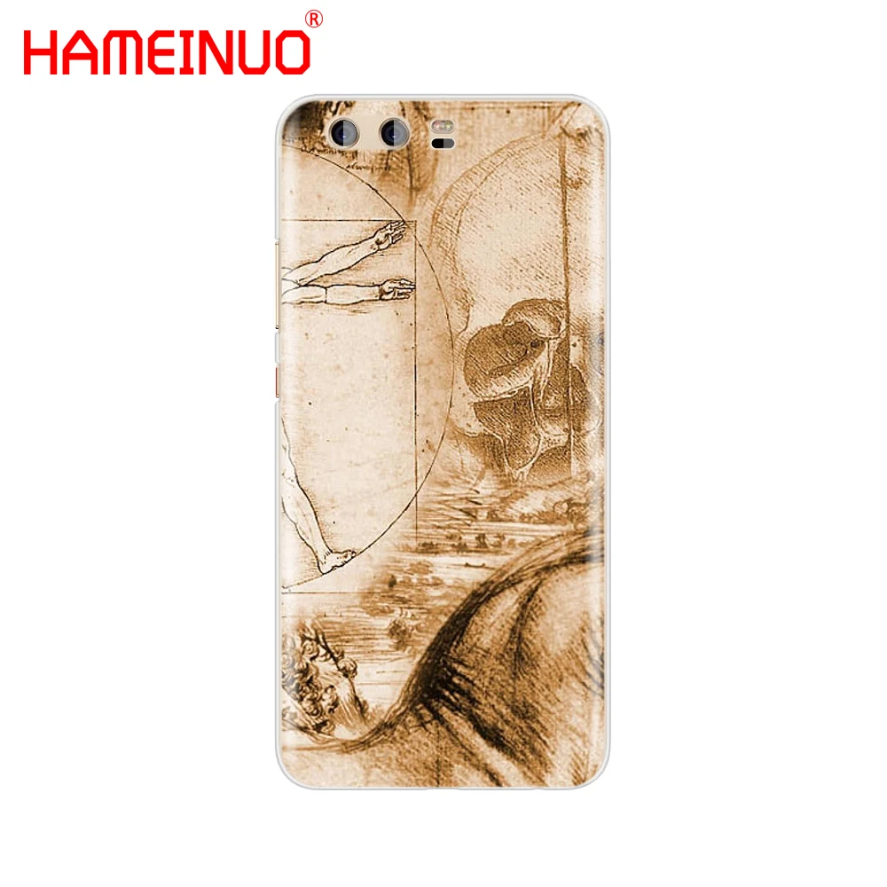 HAMEINUO Мона Лиза Леонардо да Винчи крышка чехол для телефона мобильного huawei Ascend P7 P8